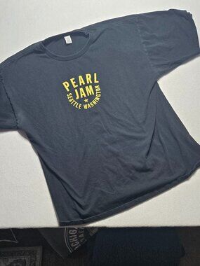 2014 Pearl Jam Tour Black Spectra Short Sleeve Tee